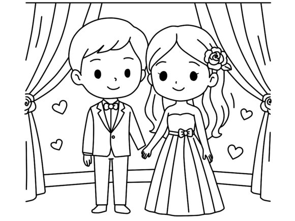 Bride Groom Wedding Prewing: A Whimsical Design Collection