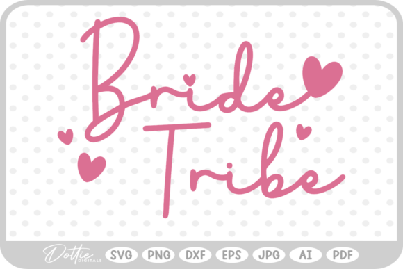 Bride Tribe Wedding SVG PNG DXF: Designing Your Celebration