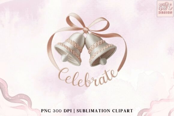 Celebrate Wedding Bells Embroidered PNG: Design Ideas