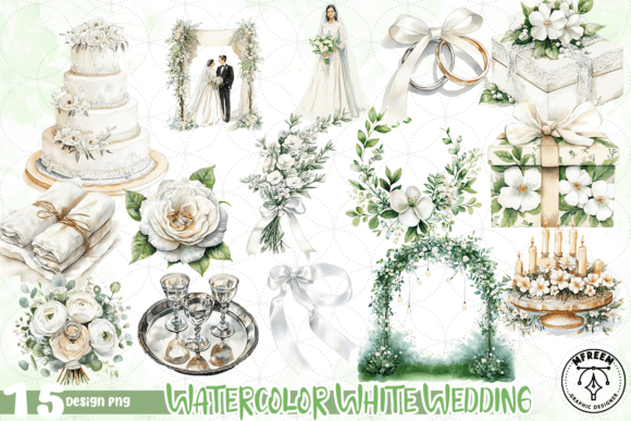 Watercolor White Wedding PNG: A Designer's Guide to Elegant Overlays