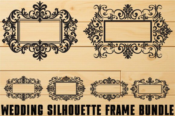 Wedding Ornamental Frame Set: Your Go-To Design Asset